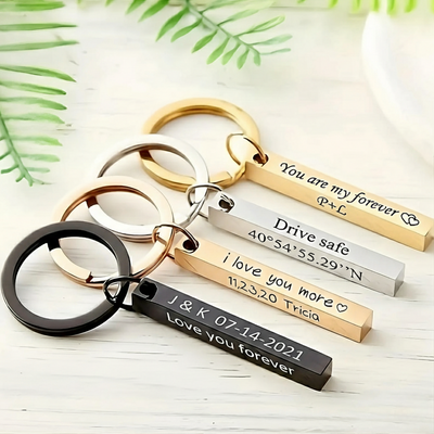 Personalised Bar Keychain