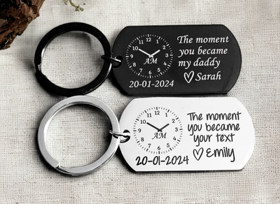 The Moment You Became Keychain