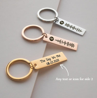 Personalised Spotify Keychain