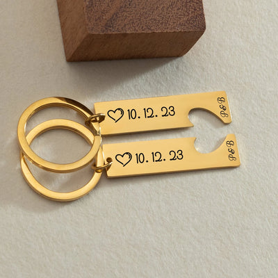 Personalised Scannable Heart Keychain