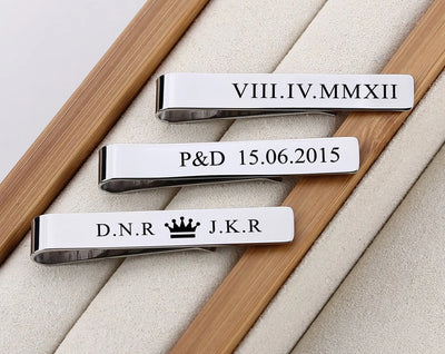 Personalised Tie Clip Engraved