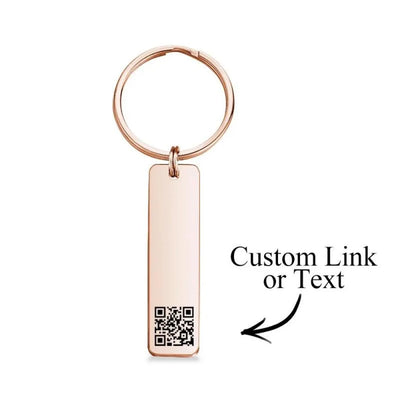 Personalised QR Code Keychain