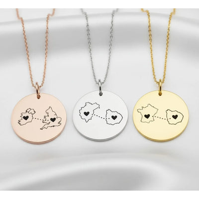 Personalised Country Necklace