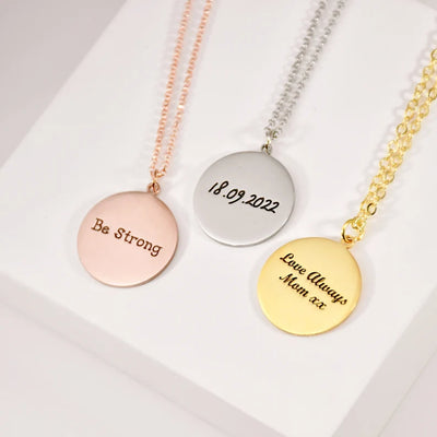 Personalized Birth Month Flower Necklace