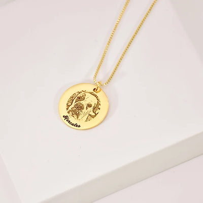 Pet Memorial Engraved Necklace