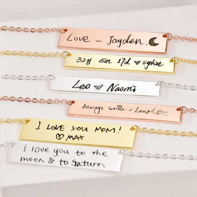 Personalised Bar Necklace