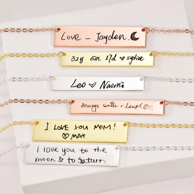Personalised Bar Necklace
