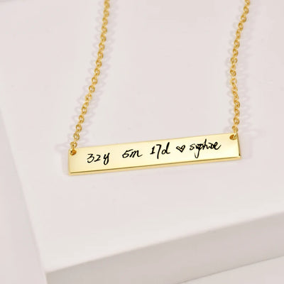 Personalised Bar Necklace