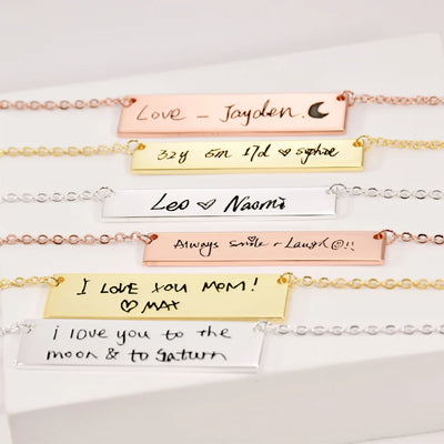 Personalised Bar Necklace