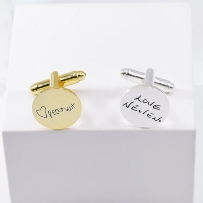 Custom Handwriting Cufflinks