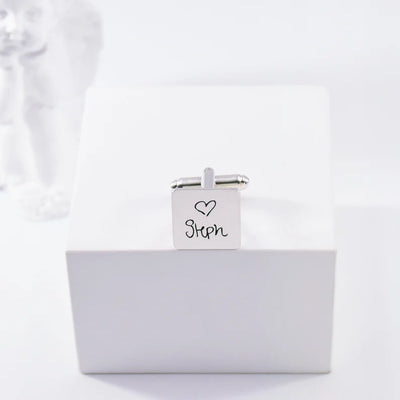 Custom Handwriting Cufflinks