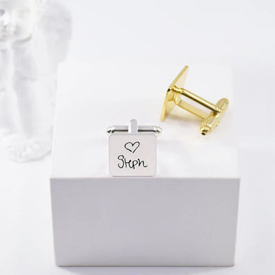 Custom Handwriting Cufflinks