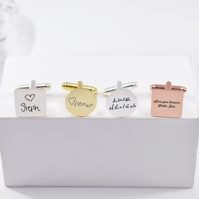 Custom Handwriting Cufflinks