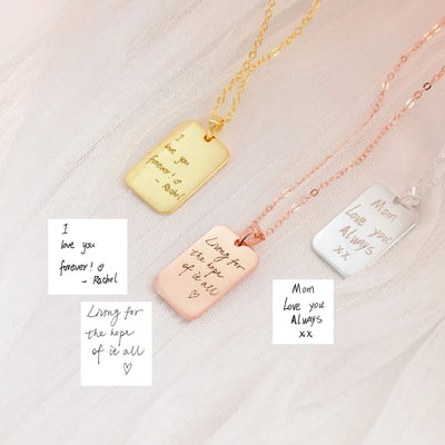 Custom Engraved Necklace