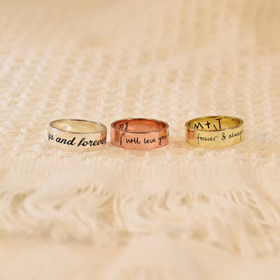 Custom Engraved Ring