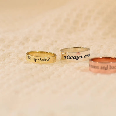 Custom Engraved Ring