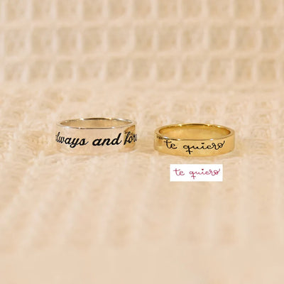Custom Engraved Ring