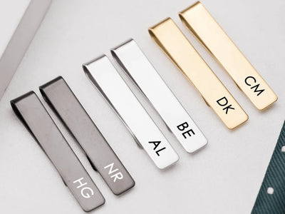 Customised Tie Clip Engraved