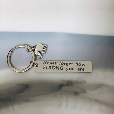 Never Forget How Strong You are Keychain