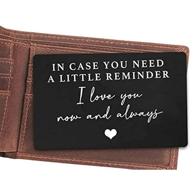 Personalised Wallet Card Gift