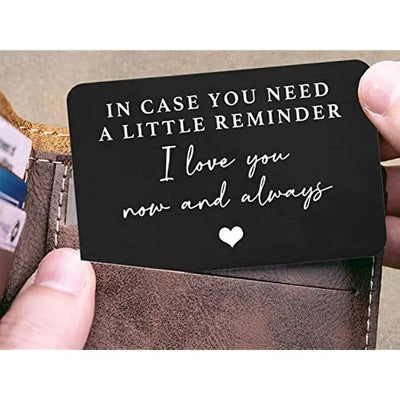Personalised Wallet Card Gift