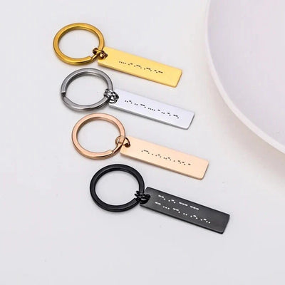Personalised Morse Code Keychain