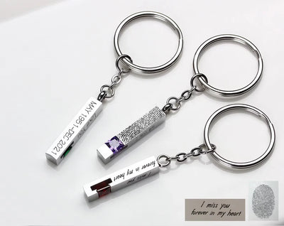 Personalised Birthstone Keychain Bar