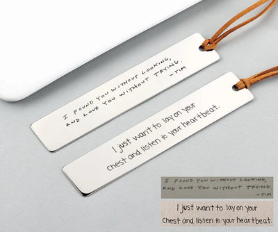 Personalised Bookmark For Book Page