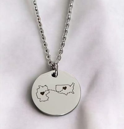 Personalised Country Necklace