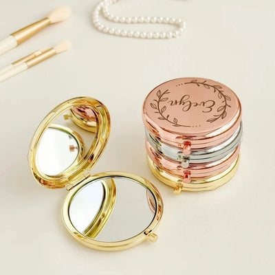 Personalised Engraved Compact Mirror Engraved