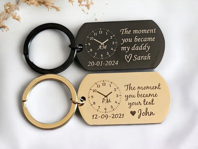 The Moment You Became Customised Birthstone Keychain