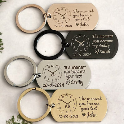The Moment You Became Keychain