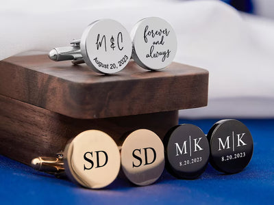 Customised Wedding Cufflinks