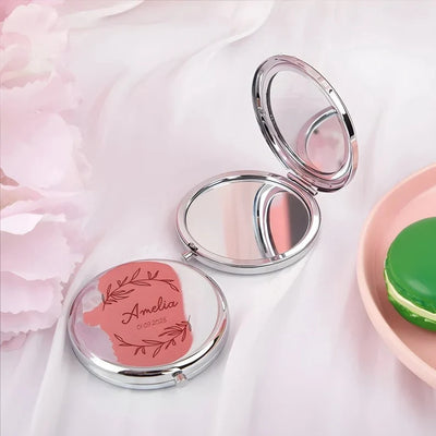 Personalised Engraved Compact Mirror Engraved