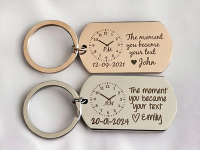 The Moment You Became Customised Birthstone Keychain