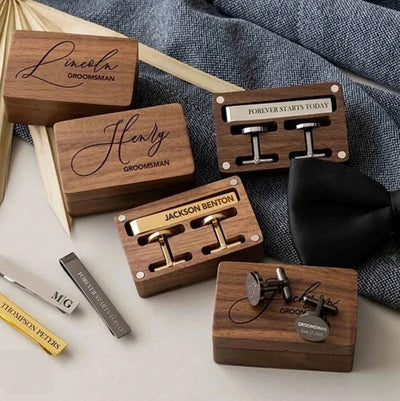 Customised Wedding Cufflinks