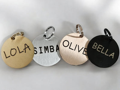 Personalised Pet Tag Stainless Steel Engraved