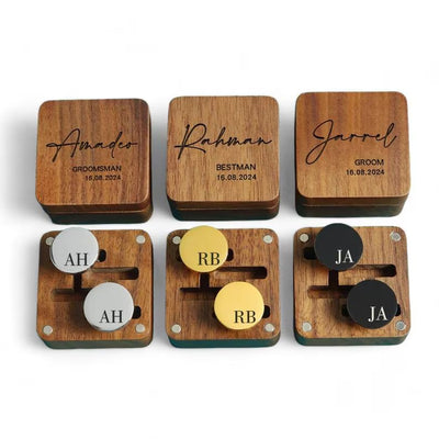 Customised Wedding Cufflinks