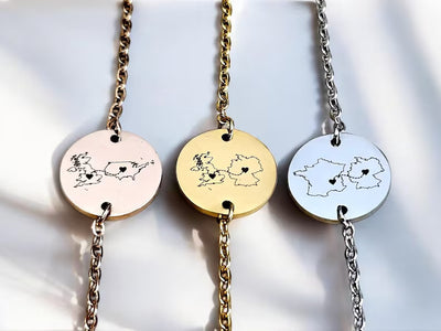Personalised Country Bracelet Two Home Bracelet