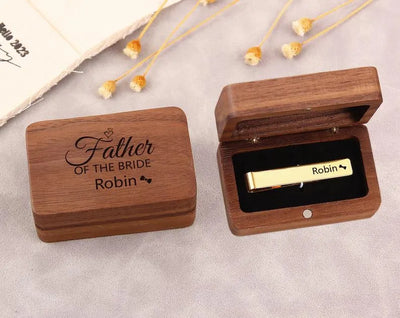 Customised Tie Clip Engraved