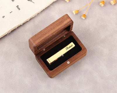 Customised Tie Clip Engraved