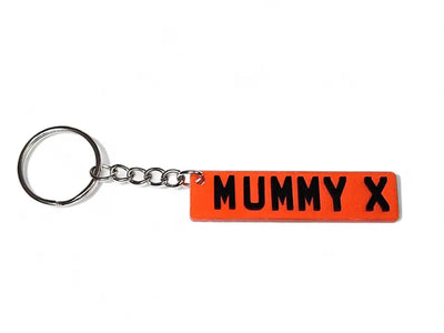 Personalised 4D Number Plate Keychain