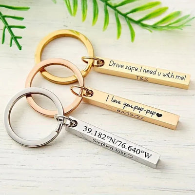 Personalised Bar Keychain