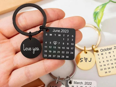Personalised Calendar keychain