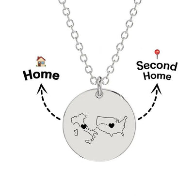 Personalised Country Necklace