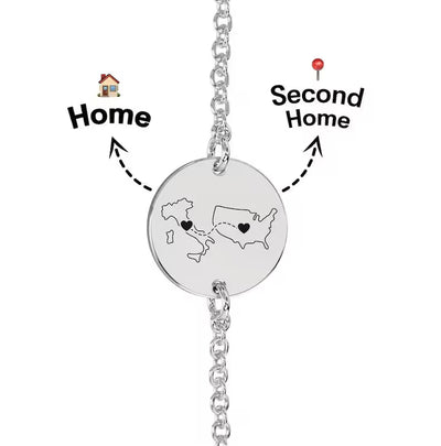 Personalised Country Bracelet Two Home Bracelet