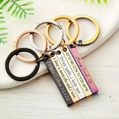 Personalised Bar Keychain