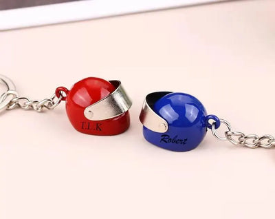 Customised Name Motorcycle Helmet Keychain