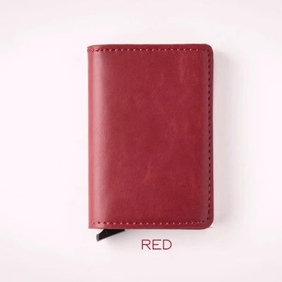 Personalised Leather Pop Up Wallet