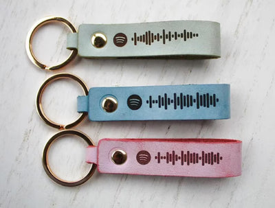 Customised Leather keychain